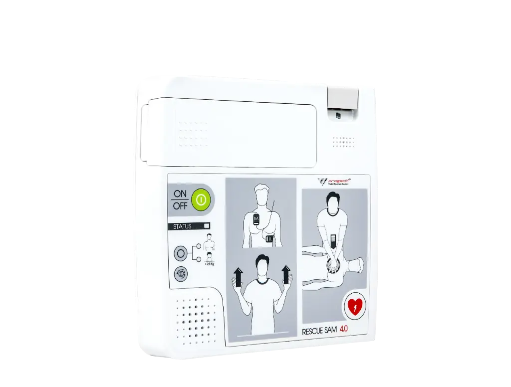 DESFIBRIL·LADOR semiautomàtic PROGETTI RESCUE SAM 4.0