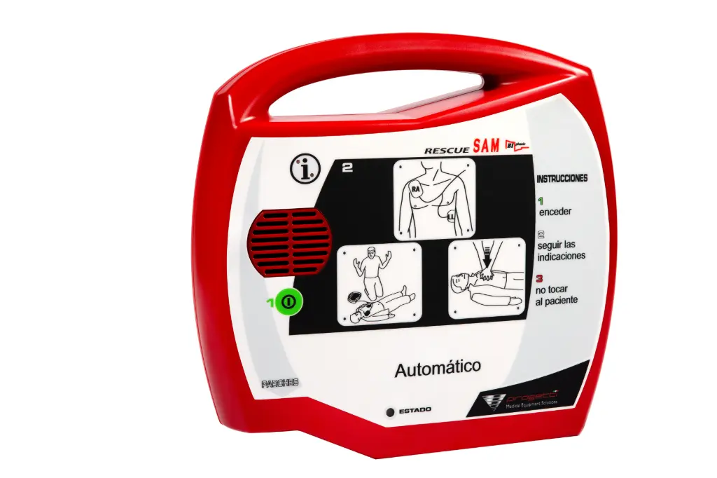 DESFIBRIL·LADOR semiautomàtic PROGETTI RESCUE SAM