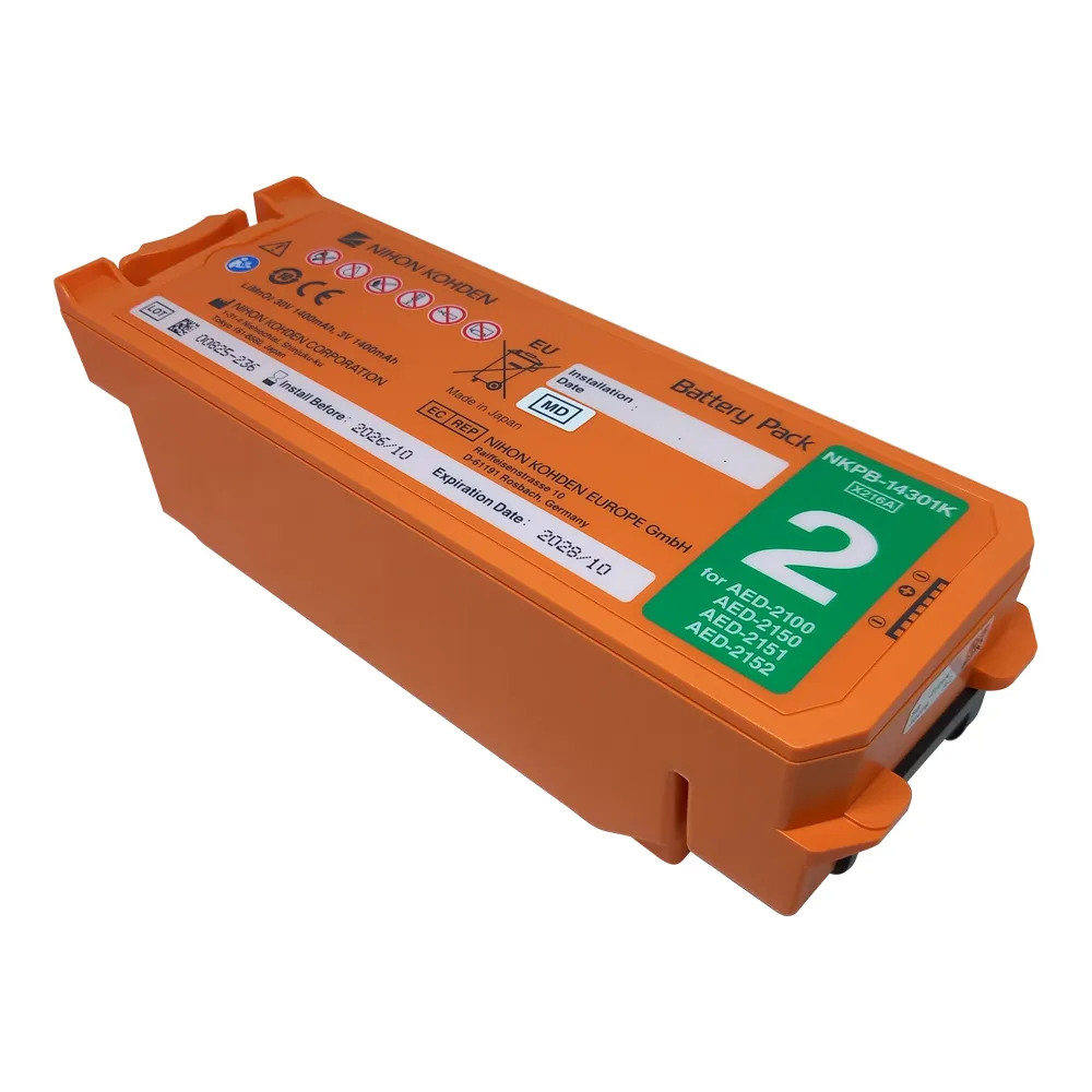 Bateria Nihon Khoden AED-21xx (2 anys)
equip (>5000) (NKPB-14301K)