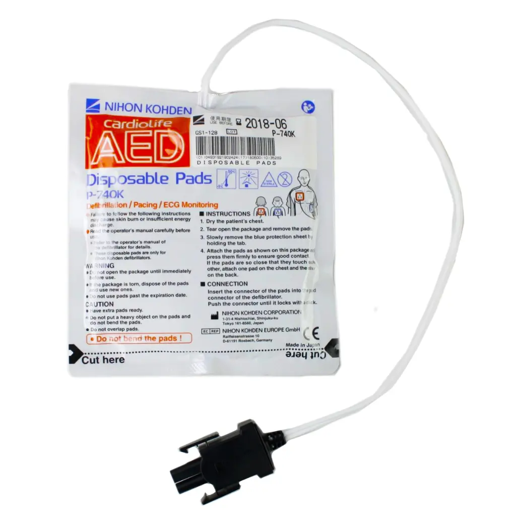 Elèctrodes DF adult / pediàtric Nihon Khoden AED AED-2100-3100